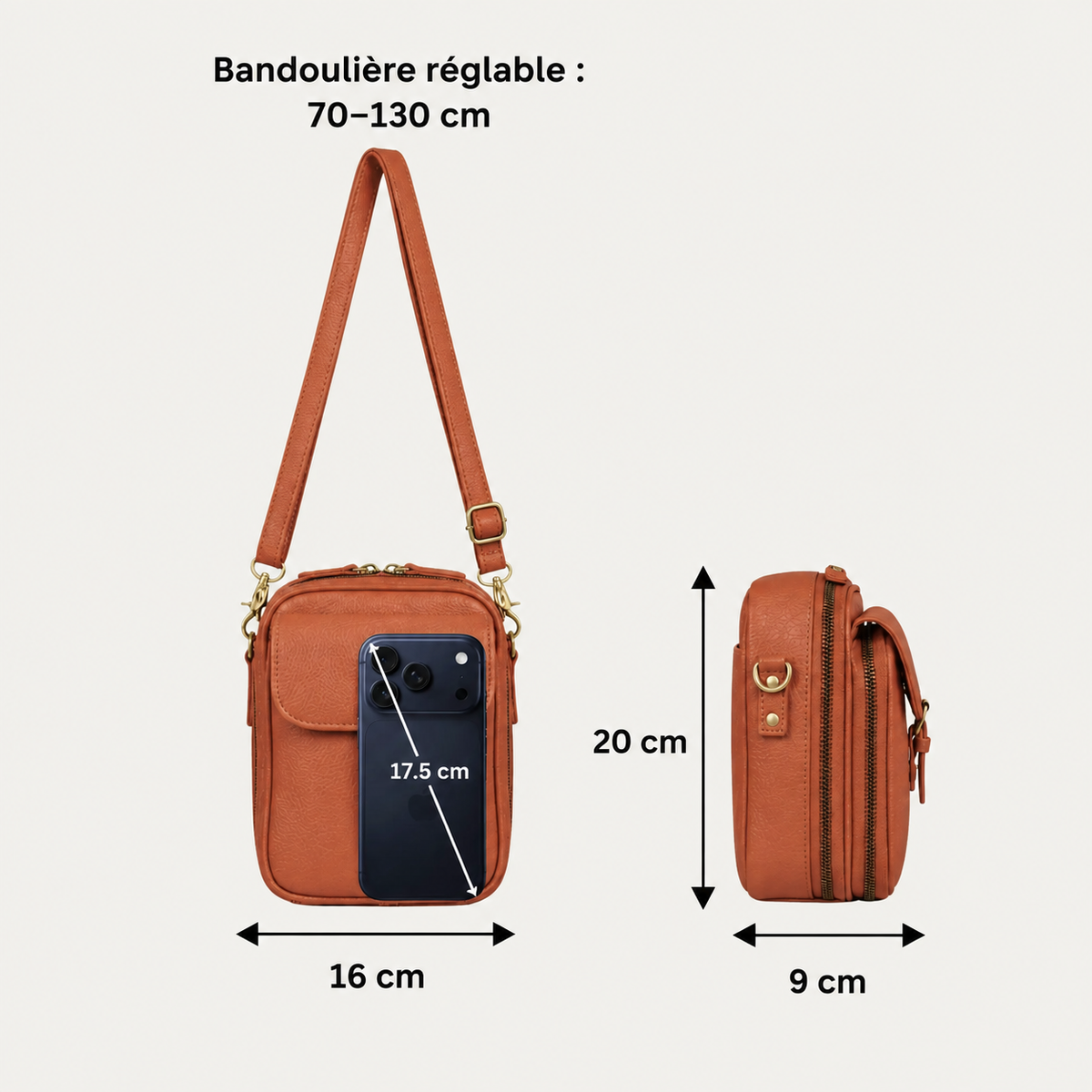 Talyre – le sac bandoulière le plus spacieux